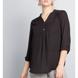 NWT ModCloth Pam Breeze-ly Long Sleeve Tunic